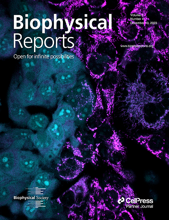 Go to journal home page - Biophysical Reports
